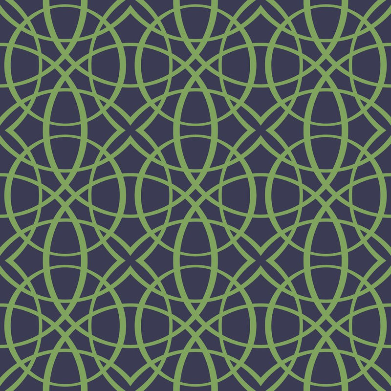 Spiro - Blue Grass - RM Coco - Fabric by the Yard