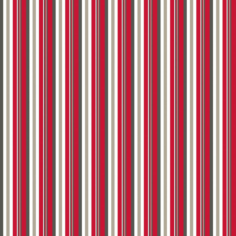 Beachcomber Stripe - Sea Coral - RM Coco - Fabric by the Yard
