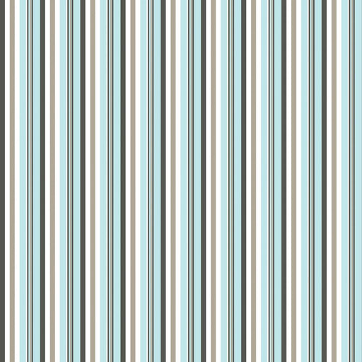 Beachcomber Stripe - Tidal Pool - RM Coco - Fabric by the Yard