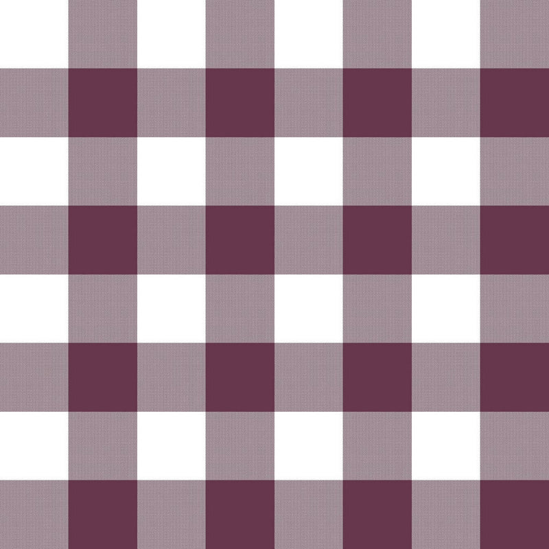 Big Sky Check - Plum - RM Coco - Fabric by the Yard