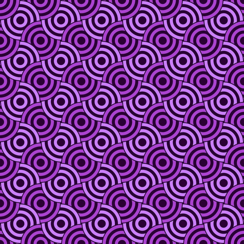 Circle Up - African Violet - RM Coco - Fabric by the Yard