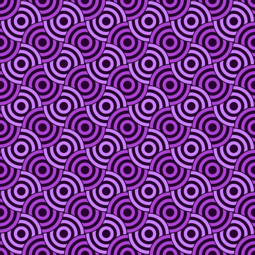 Circle Up - African Violet - RM Coco - Fabric by the Yard