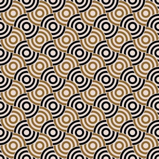 Circle Up - Black Walnut - RM Coco - Fabric by the Yard