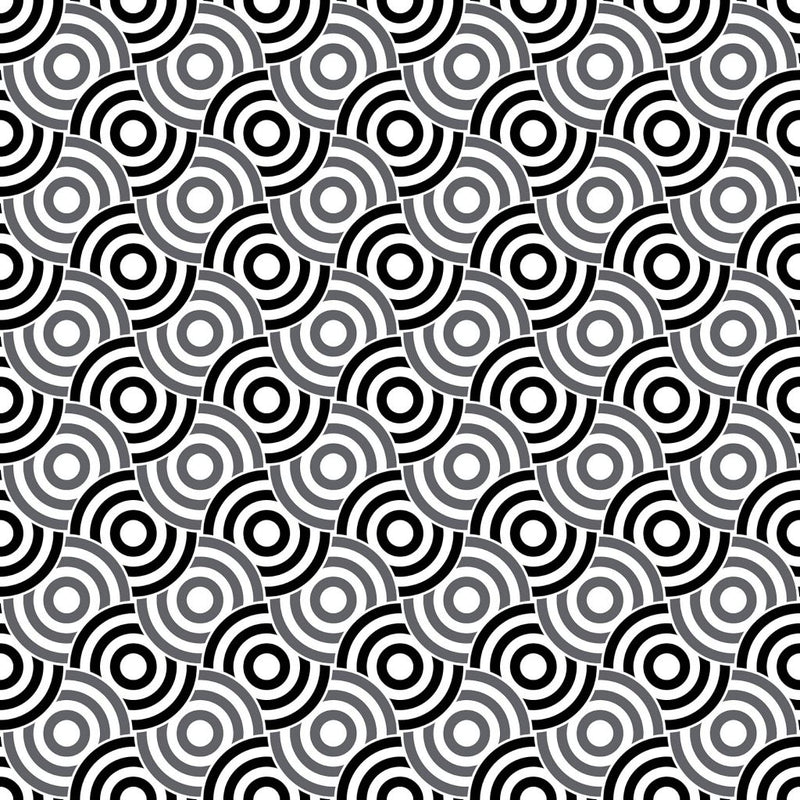Circle Up - Charcoal - RM Coco - Fabric by the Yard