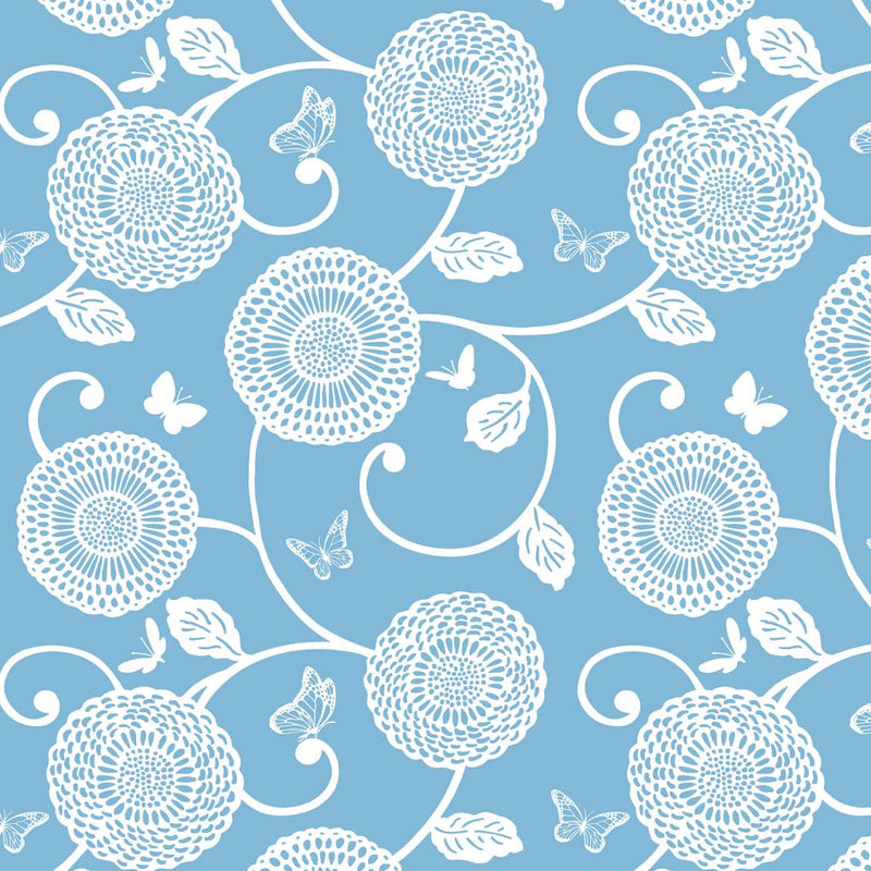 Mum's the Word - Cloud - RM Coco - Fabric by the Yard