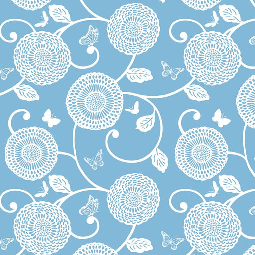 Mum's the Word - Cloud - RM Coco - Fabric by the Yard