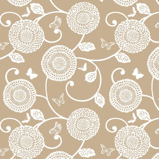 Mum's the Word - Linen - RM Coco - Fabric by the Yard