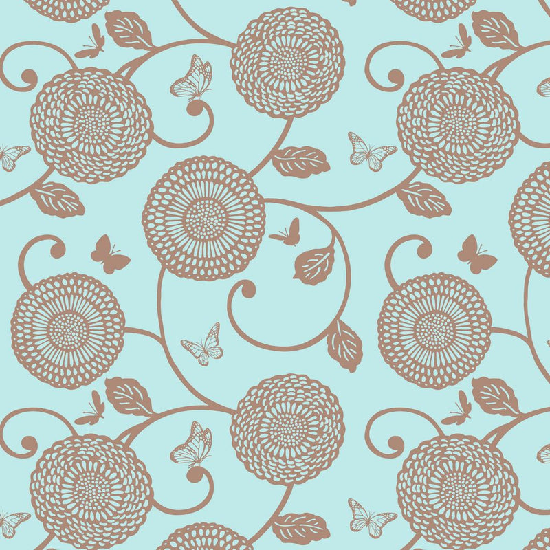 Mum's the Word - Robin's Egg - RM Coco - Fabric by the Yard