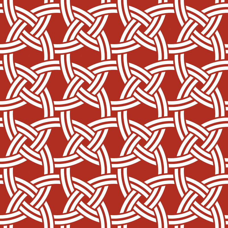 Nautical Knot - Firethorn - RM Coco - Fabric by the Yard