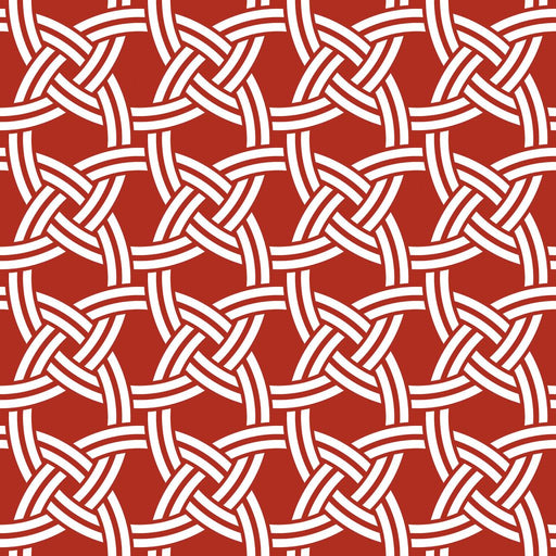 Nautical Knot - Firethorn - RM Coco - Fabric by the Yard