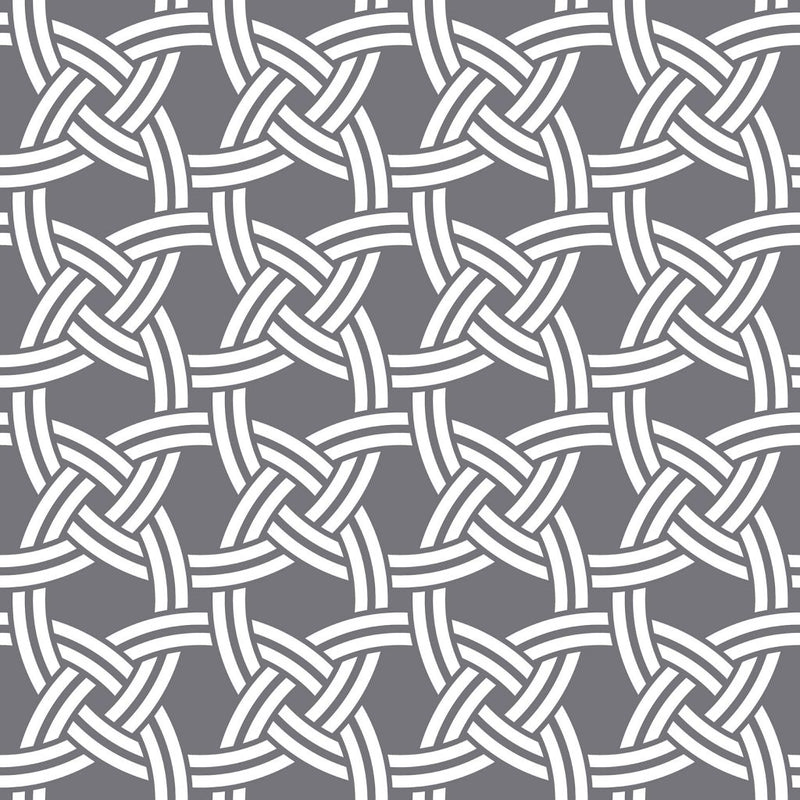 Nautical Knot - Quicksilver - RM Coco - Fabric by the Yard