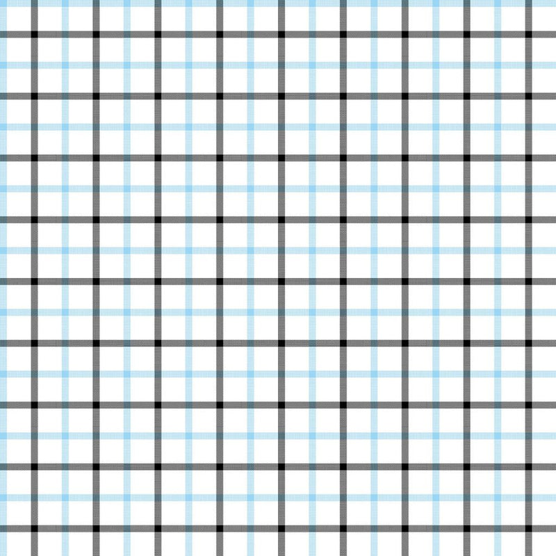 Cool Cat Check - Capri - RM Coco - Fabric by the Yard