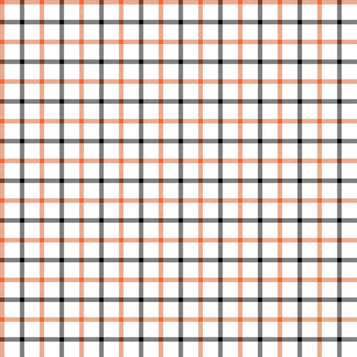 Cool Cat Check - Orange Slice - RM Coco - Fabric by the Yard