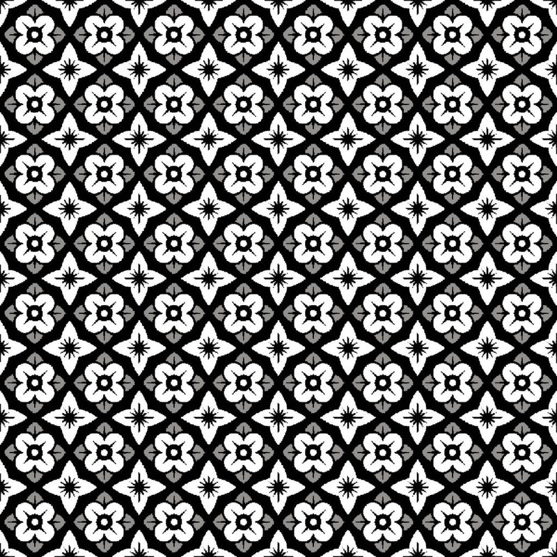Cool Cat Trellis - Midnight - repeat wrong on samples - RM Coco - Fabric by the Yard