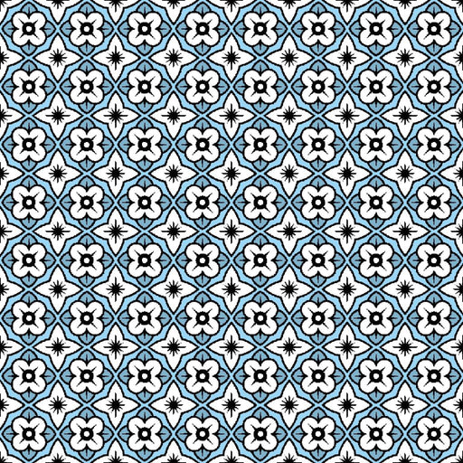 Cool Cat Trellis - Capri - repeat wrong on samples - RM Coco - Fabric by the Yard