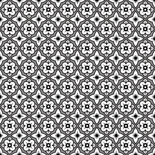 Cool Cat Trellis - Pewter - RM Coco - Fabric by the Yard