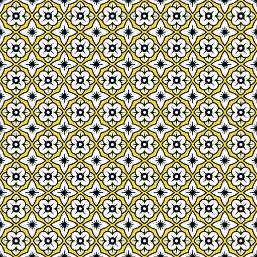 Cool Cat Trellis - Yellow Zinger - repeat wrong on samples - RM Coco - Fabric by the Yard