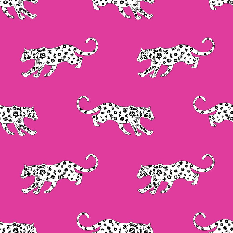 Cool Cat - Pink Panther - RM Coco - Fabric by the Yard