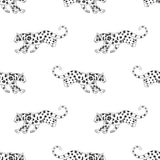 Cool Cat - White Leopard - RM Coco - Fabric by the Yard