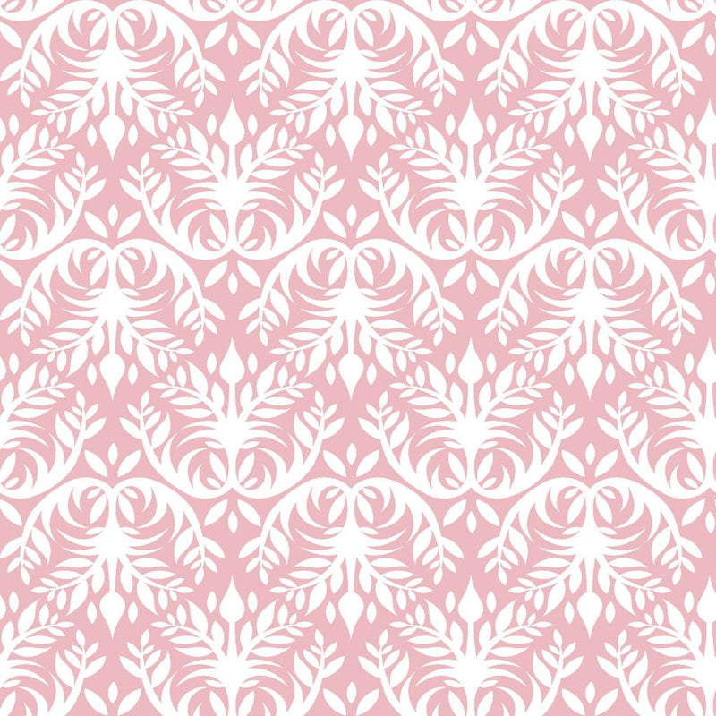Double Dutch Damask Reversal - Cotton Candy - RM Coco - Fabric by the Yard