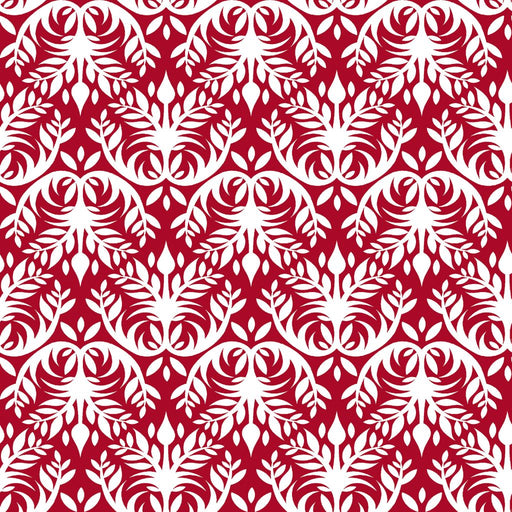 Double Dutch Damask Reversal - Valentine - RM Coco - Fabric by the Yard