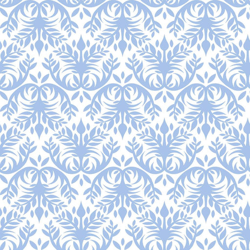Double Dutch Damask - Cornflower - RM Coco - Fabric by the Yard