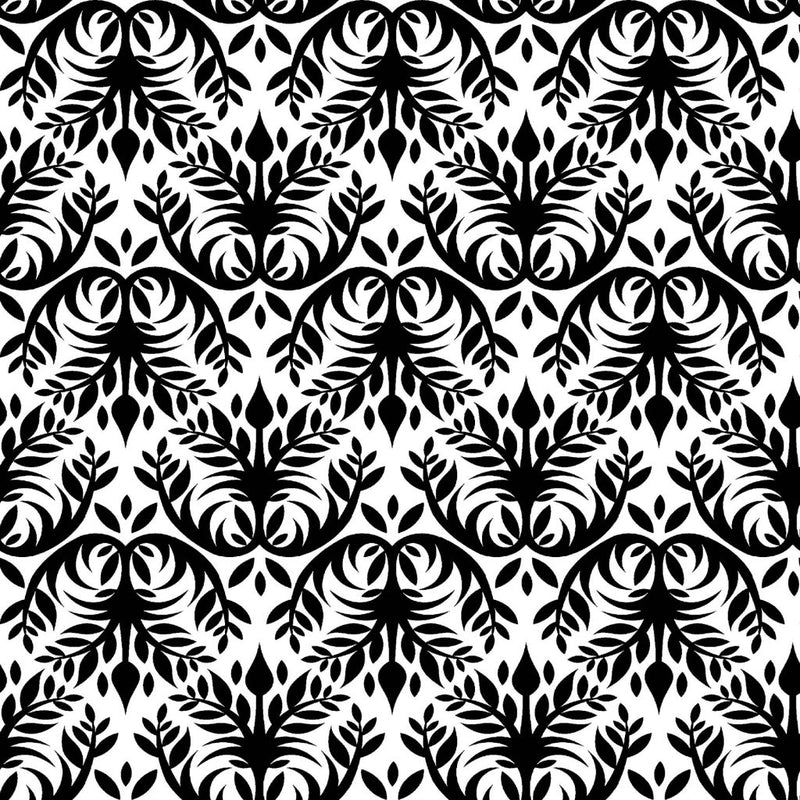 Double Dutch Damask - Domino - RM Coco - Fabric by the Yard