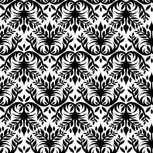 Double Dutch Damask - Domino - RM Coco - Fabric by the Yard