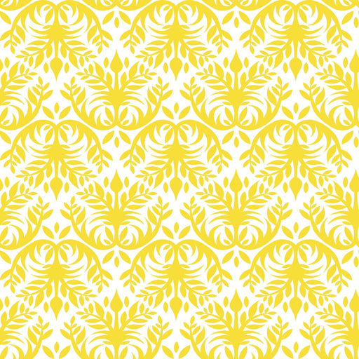 Double Dutch Damask - Sunshine - RM Coco - Fabric by the Yard
