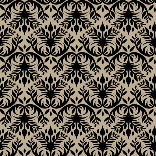 Double Dutch Damask - Hazelnut - RM Coco - Fabric by the Yard