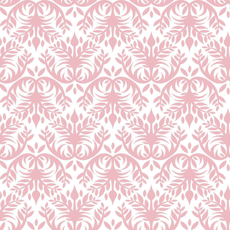 Double Dutch Damask - Petal - RM Coco - Fabric by the Yard
