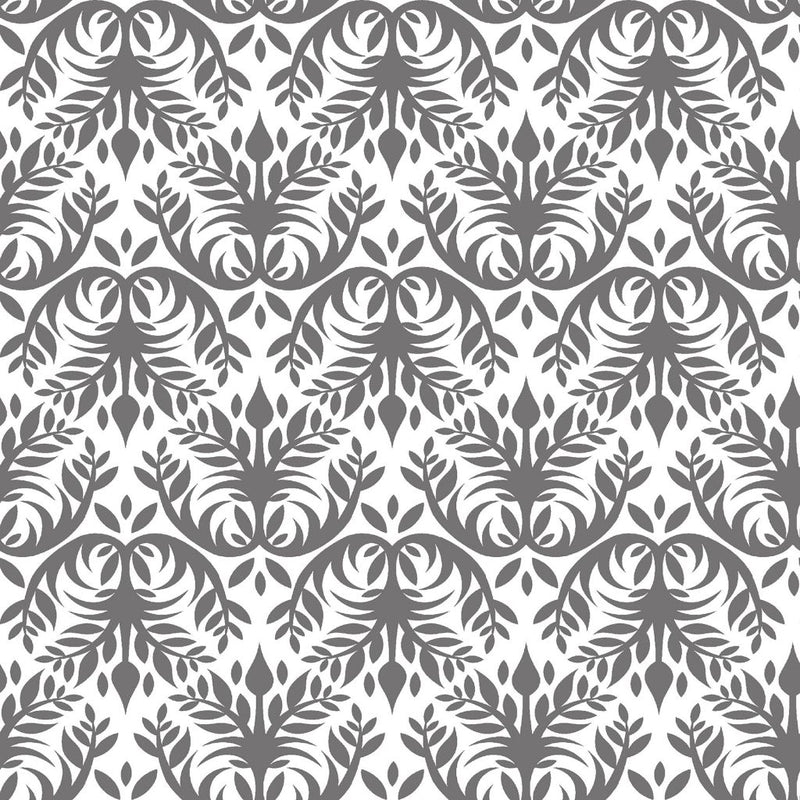 Double Dutch Damask - Shadow - RM Coco - Fabric by the Yard