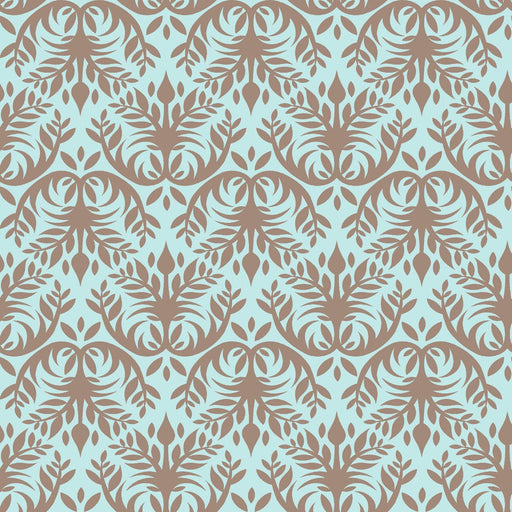 Double Dutch Damask - Spa - RM Coco - Fabric by the Yard