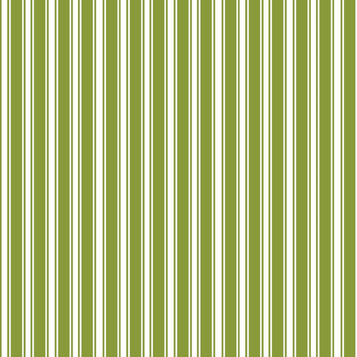 Double Dutch Stripe Reversal - Ivy - RM Coco - Fabric by the Yard