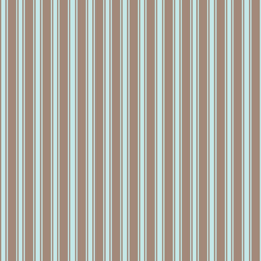 Double Dutch Stripe Reversal - Robin's Egg - RM Coco - Fabric by the Yard