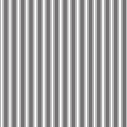 Double Dutch Stripe Reversal - Pewter - RM Coco - Fabric by the Yard