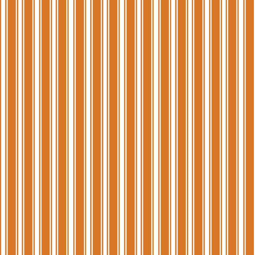 Double Dutch Stripe Reversal - Orange Slice - RM Coco - Fabric by the Yard
