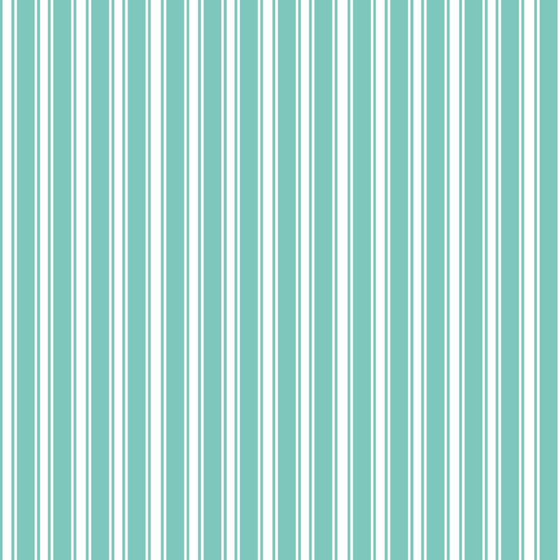 Double Dutch Stripe Reversal - Sea Glass - RM Coco - Fabric by the Yard