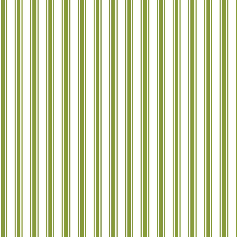 Double Dutch Stripe - Basil - RM Coco - Fabric by the Yard