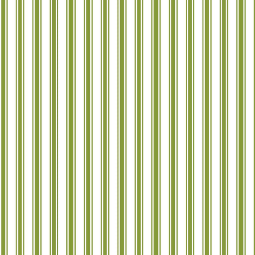 Double Dutch Stripe - Basil - RM Coco - Fabric by the Yard