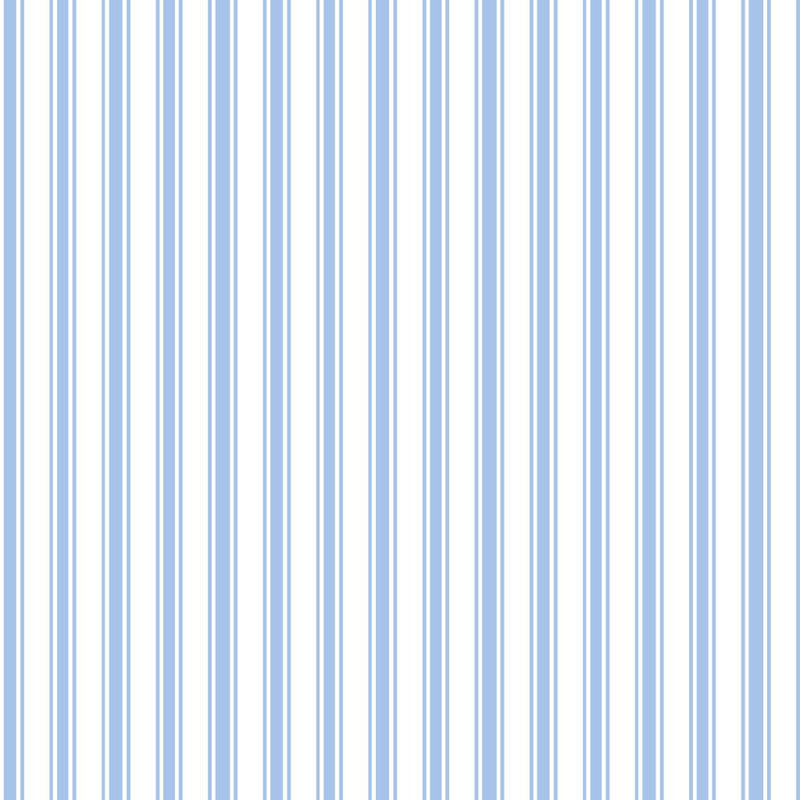 Double Dutch Stripe - Cornflower - RM Coco - Fabric by the Yard