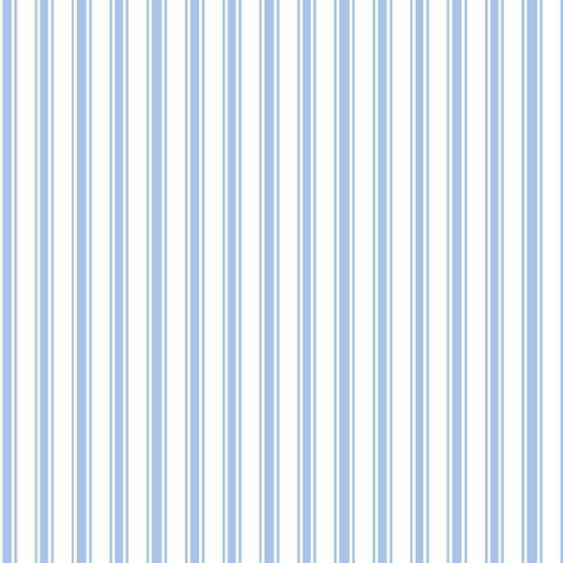 Double Dutch Stripe - Cornflower - RM Coco - Fabric by the Yard