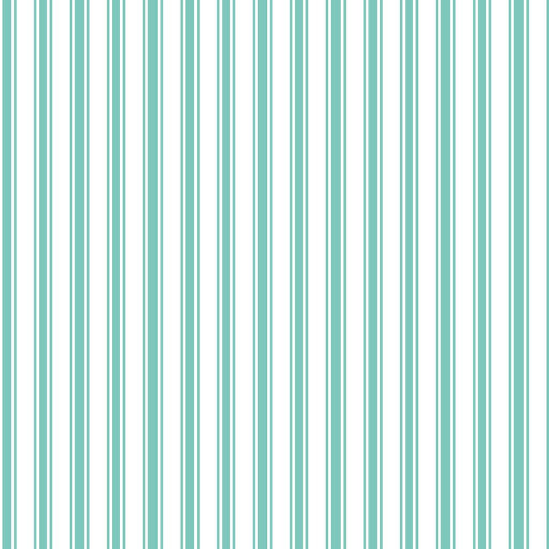 Double Dutch Stripe - Frosted Jade - RM Coco - Fabric by the Yard