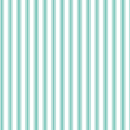 Double Dutch Stripe - Frosted Jade - RM Coco - Fabric by the Yard