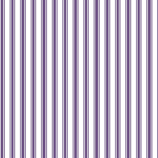 Double Dutch Stripe - Lilac - RM Coco - Fabric by the Yard