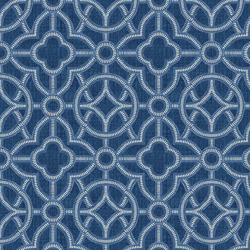 Roundabout - Indigo - RM Coco - Fabric by the Yard