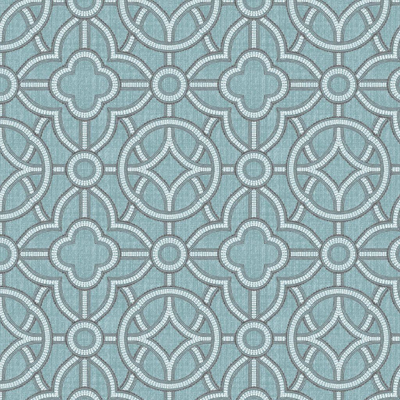 Roundabout - Aqua Mist - RM Coco - Fabric by the Yard