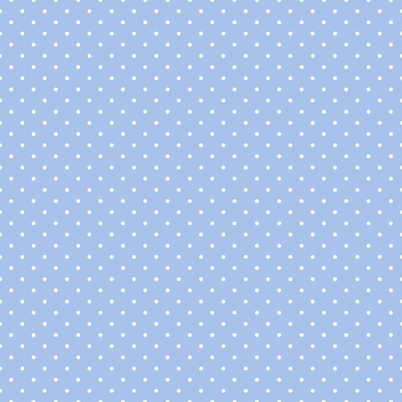 Spot On Reversal - French Blue - RM Coco - Fabric by the Yard