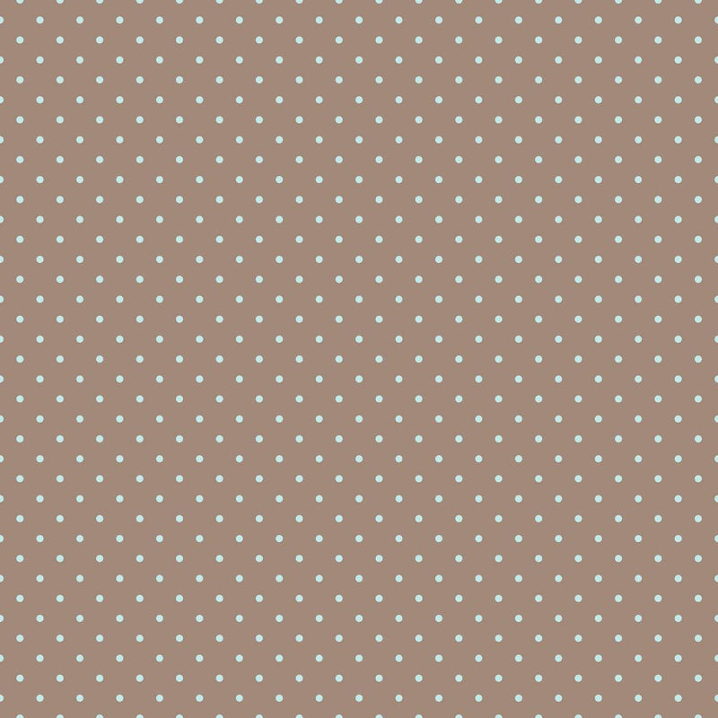 Spot On Reversal - Robin's Egg - RM Coco - Fabric by the Yard