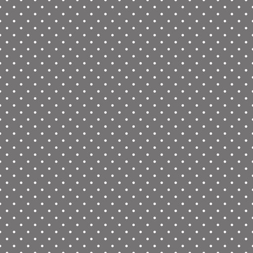Spot On Reversal - Pewter - RM Coco - Fabric by the Yard